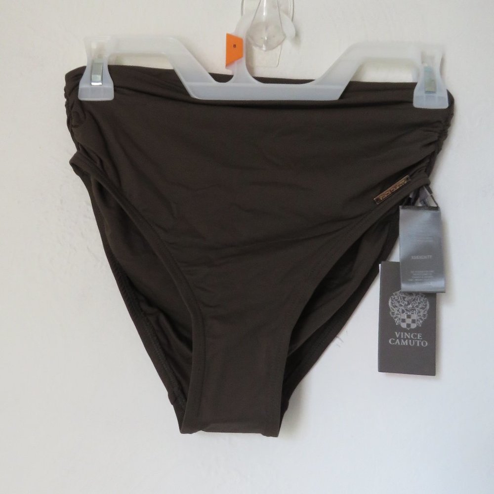 Vince Camuto Convertible High Waist Bottom XS NWT Green